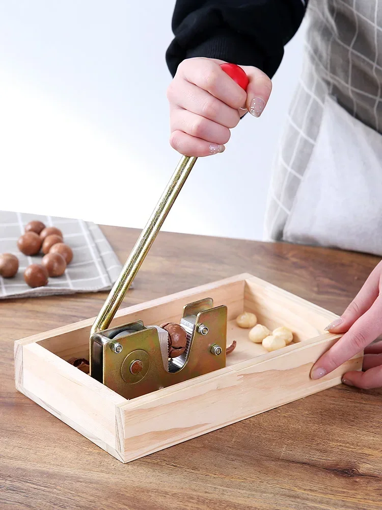 Macadamia Nut Shell Opening Machine Household Walnut Tools Raw Peeling Artifact Breaker