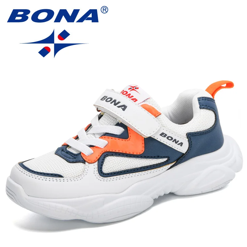 

BONA 2022 New Designers Children Athletic Shoes Boys Sneakers Sport Shoes Child Leisure Trainers Casual Kids Walking Footwear