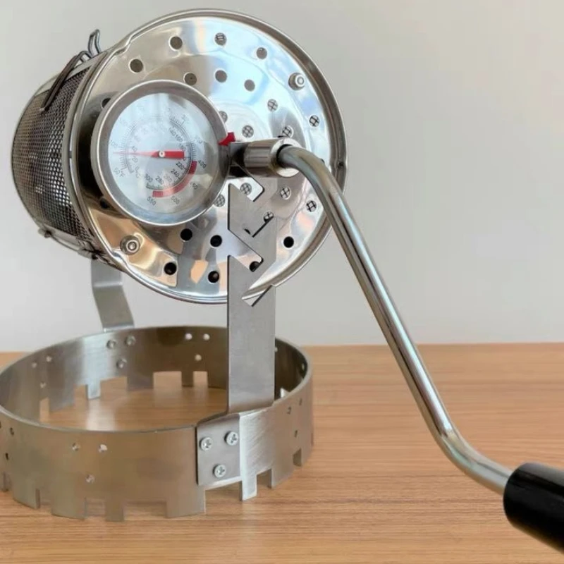 DIY coffee bean nuts roaster baking machine with thermometer