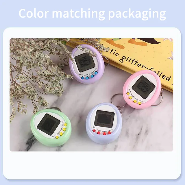 Girls Age 3-4 Years Macaron Mini Electronic Pet Machine Electronic Game Machine Keychain Toddler Building 1 Year Old Boy 3