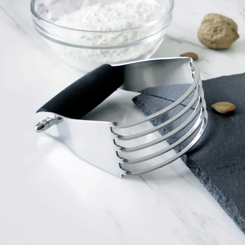 New Manual Dough Blender Baking Tool Pastry Blades Flour Mixer Stainless Steel Anti Slip Chef Pastry Cutter Kitchen Accessories