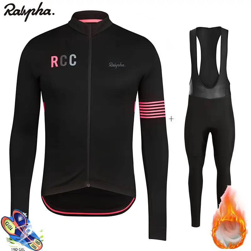

Raphaful-Fleece Cycling Jersey Set for Men, Mountain Bike Clothes, Cycling Clothing, Racing Equipment, Winter Wear