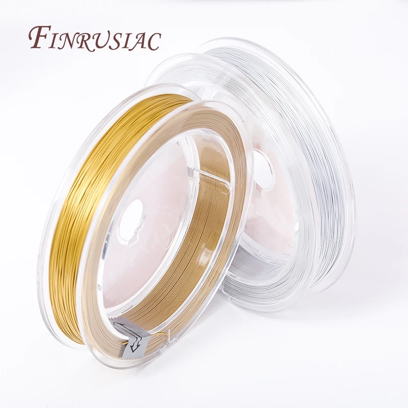 0.4MM DIY Handmade Resistant Strong Soft Line Stainless Steel Tiger Tail Beading Wire for Jewelry Making Accessories beading wire
