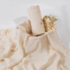 Happy Flute 1Pc 120*120CM Muslin Blanket Newborn Cotton Baby Swaddle Towel Baby Warp Bath Towel Cotton 70%Bamboo+30%Cotton 3