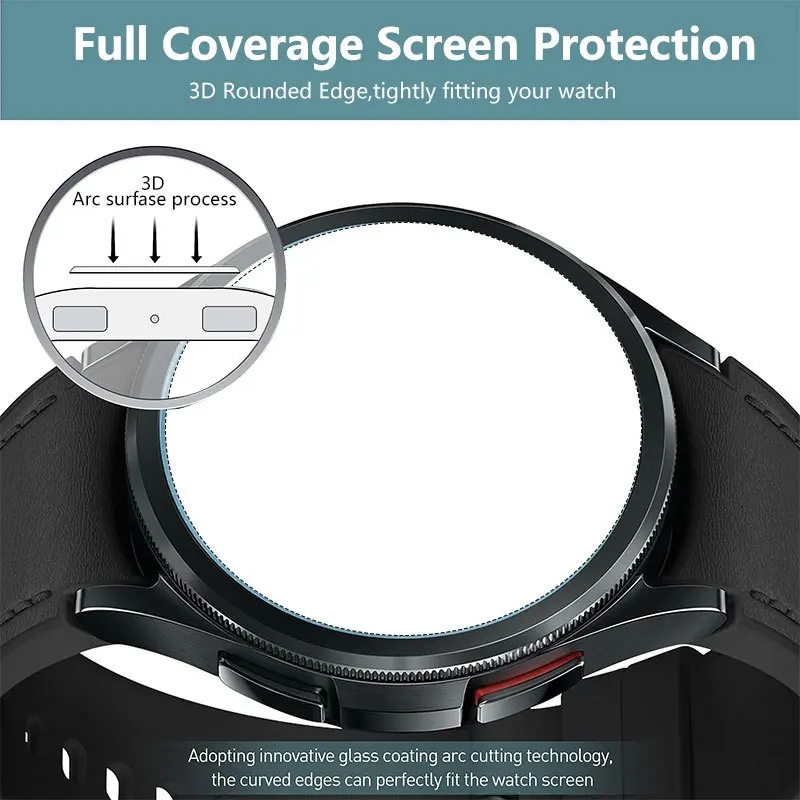 5-Pack Tempered Glass HD Anti-Scratch Screen Protectors