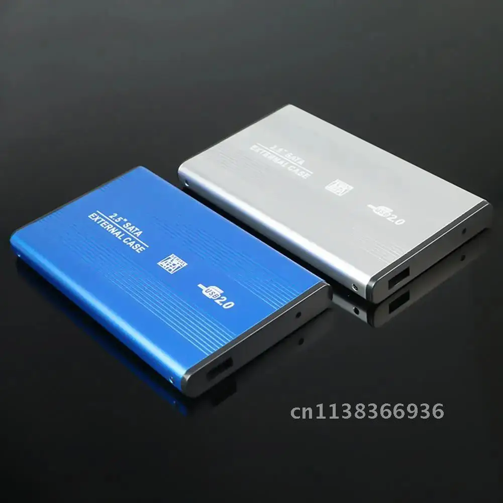 알루미늄 합금 경량 하드 디스크 케이스, 둥근 모서리, 유용한 2.5 인치 USB..