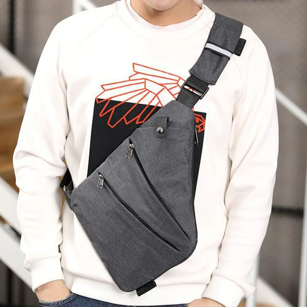 

Waterproof Women Leisure Travel Small Bag Mobile Phone Bag Sport Men's Chest Bag Crossbody Bag Sling Backpack Outdoor Bags