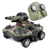 24883A Remote-Controlled Tank Amphibious Vehicle Transformable Launch Rc Four-Wheel Drive Vehicle Children'S Toy Waterproof Toy 6
