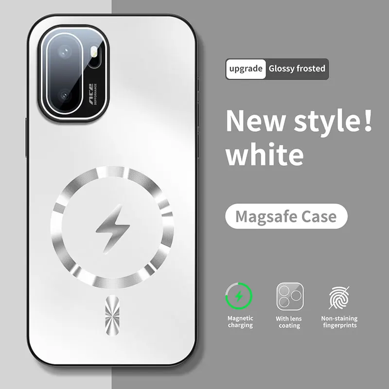 New AG Matte Lightning Magnetic Hard Shell Shockproof Bumper Case