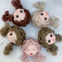 New 16cm Cute Doll's Head 1/8 Bjd Multi Joints Movable Body Accessories 3D Eyes Baby Princess Head 1