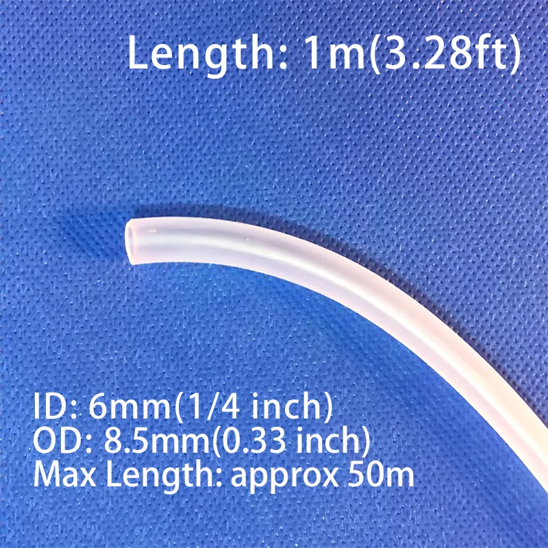 1m Transparent PVC Plastic Hoses High Quality Water Pump Tube 4 6 8 10 12 16 20mm Inner Diameter Garden Lab Fish Tank Aquarium plastic hose
