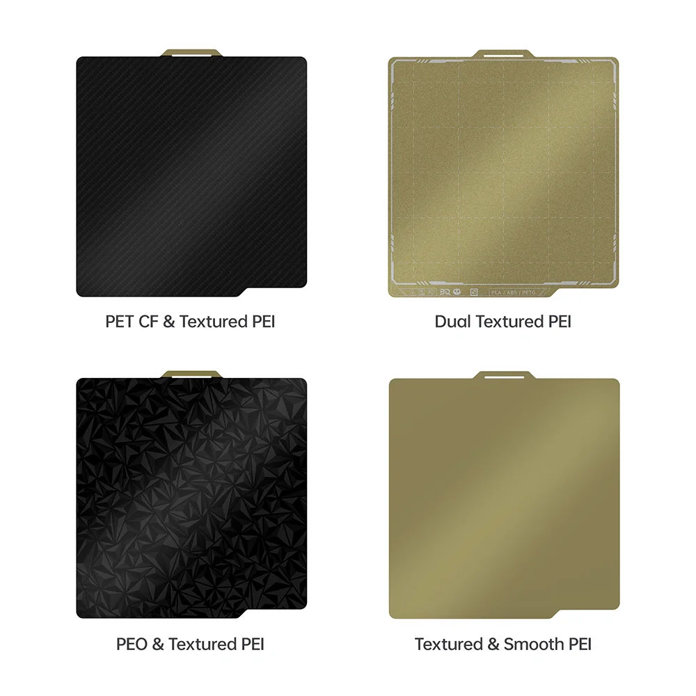 빅트리테크 팬더 빌드 플레이트 (밤부랩 P1 A1 X1 A1 미니 시트용) 스프링 스틸 크라이오그립 프로 쿨 플레이트 PEI PEO PET 허니콤