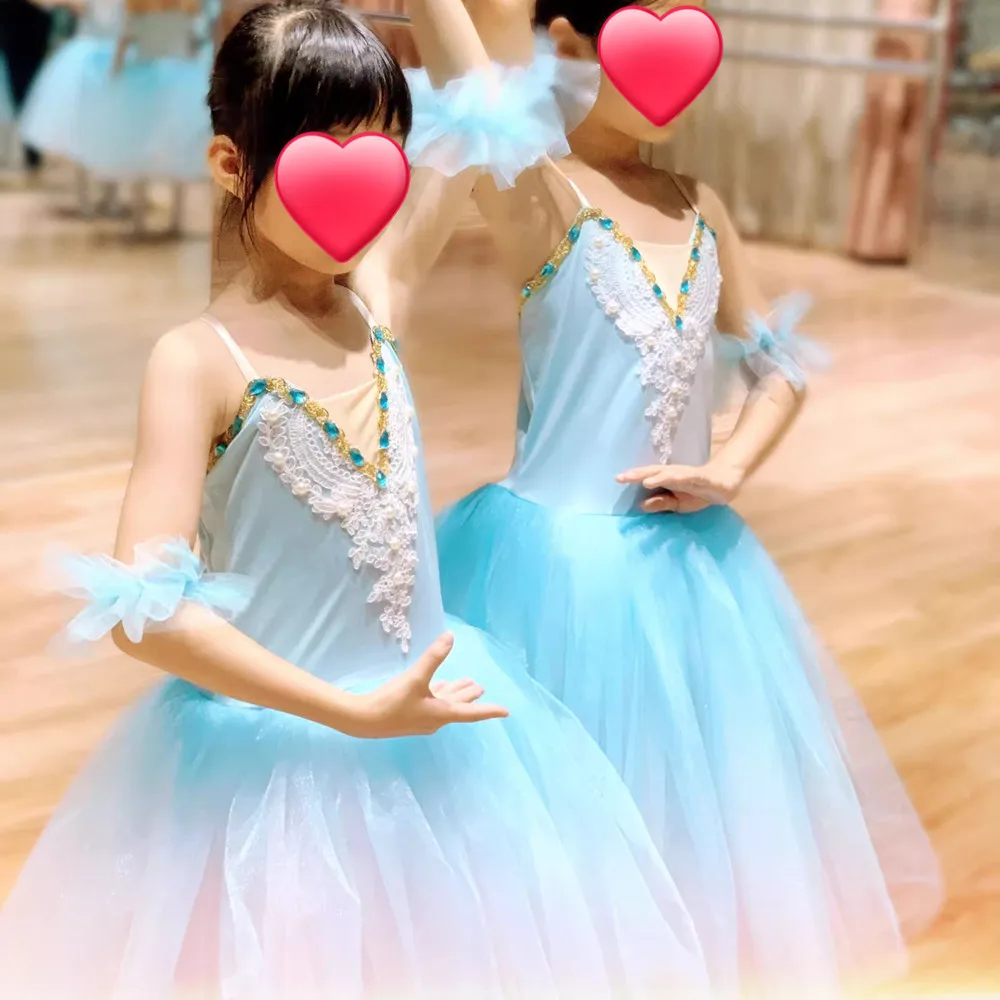 الصيف فتاة فستان الباليه توتو الاطفال ملابس الأطفال يوم Vestidos ملابس رقص الفتيات فساتين غير رسمية ثياب الباليه الزي