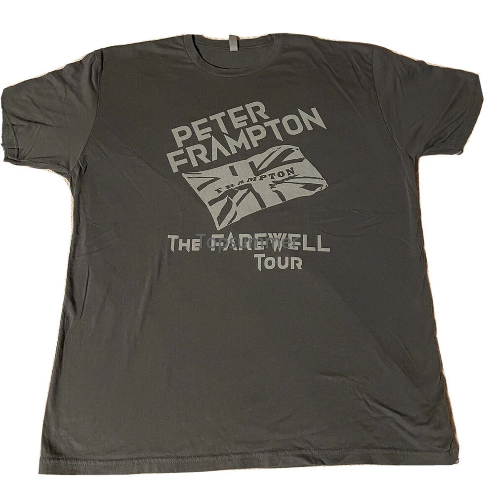 

Peter Frampton The Farewell Tour T-Shirt Size Xxl Gray Vintage Next Level Soft