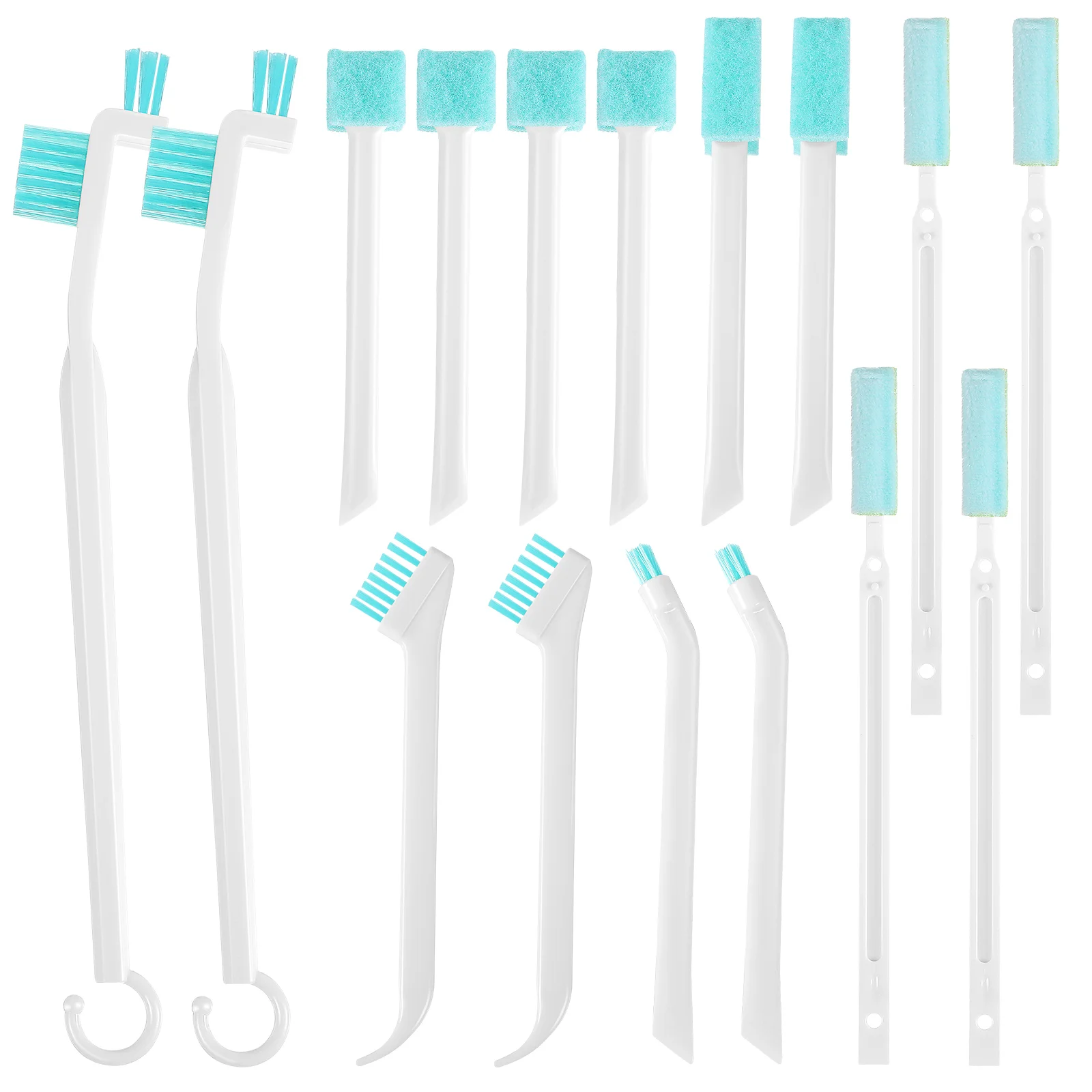 

16pcs Crevice Cleaning Brushes Portable Cleaner Brush Groove Cleaning Brushes