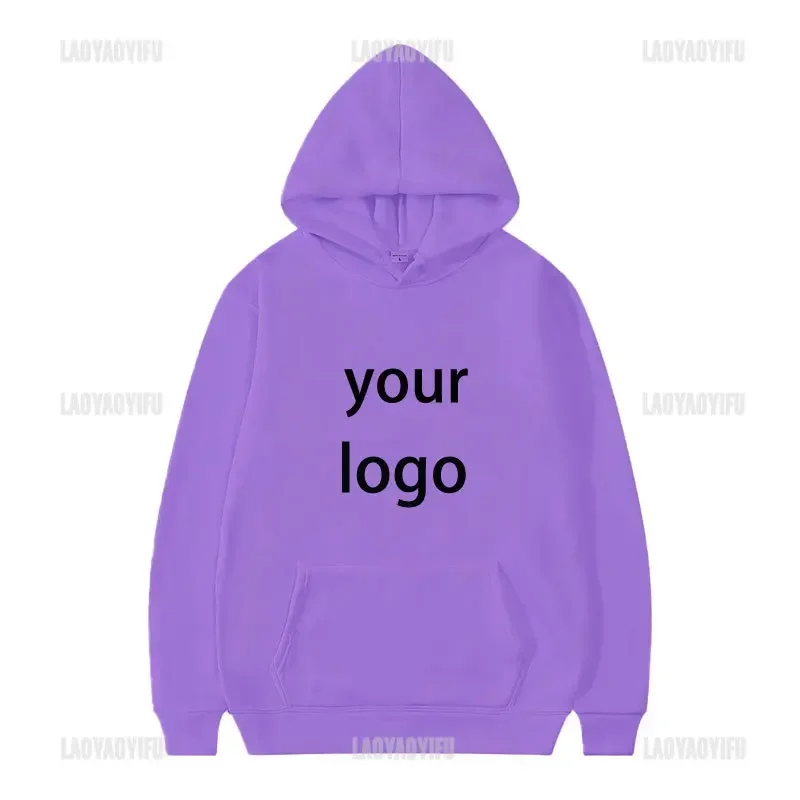 thumbnail image 1 of 2024 Estudiante Casual Texto impreso personalizado Sudadera con capucha DIY Logotipo personalizado Sudadera con capucha personalizada Sudadera con logotipo de texto, 1 of 5