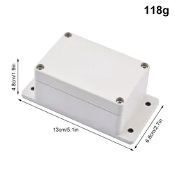 Waterproof Grey ABS Plastic Electronics Enclosure - DIY Project Box (3 Pack) (1PC)