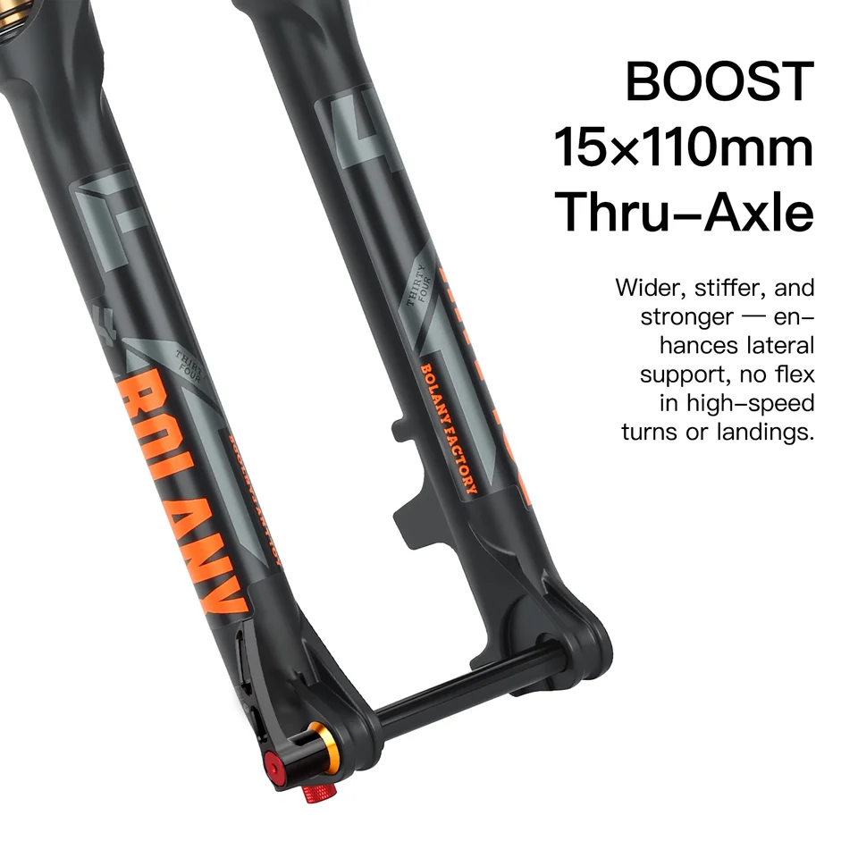 パーツ BOLANY Bike Fork Rebound Adjustable MTB Amazon.com : B Bolany Bike Suspension Fork 26/27.5/29