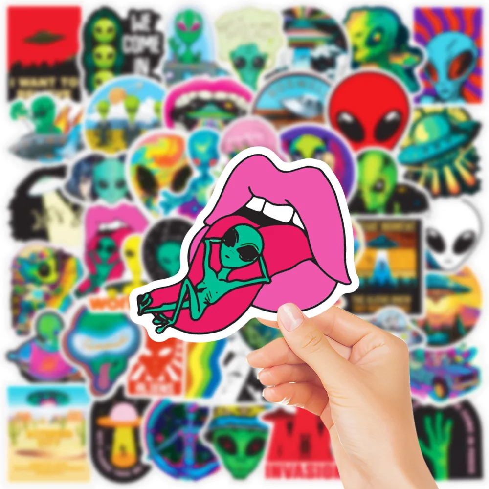 Alien Selfie Sticker / Magnet