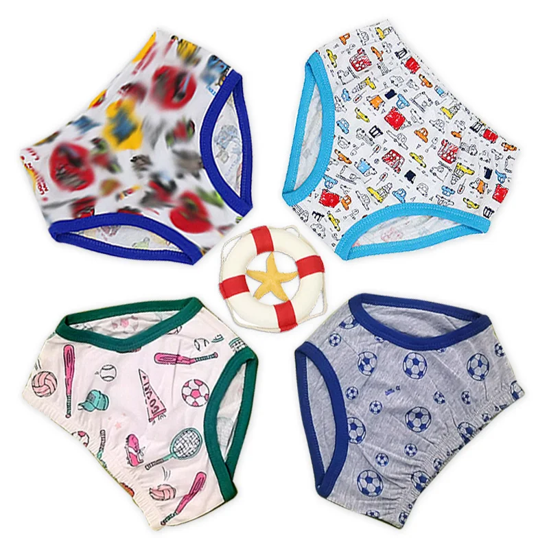 Boys Underwear Two to Five Years Old Baby Clothes Pure Cotton 4 pcs/lot Panties for Boys