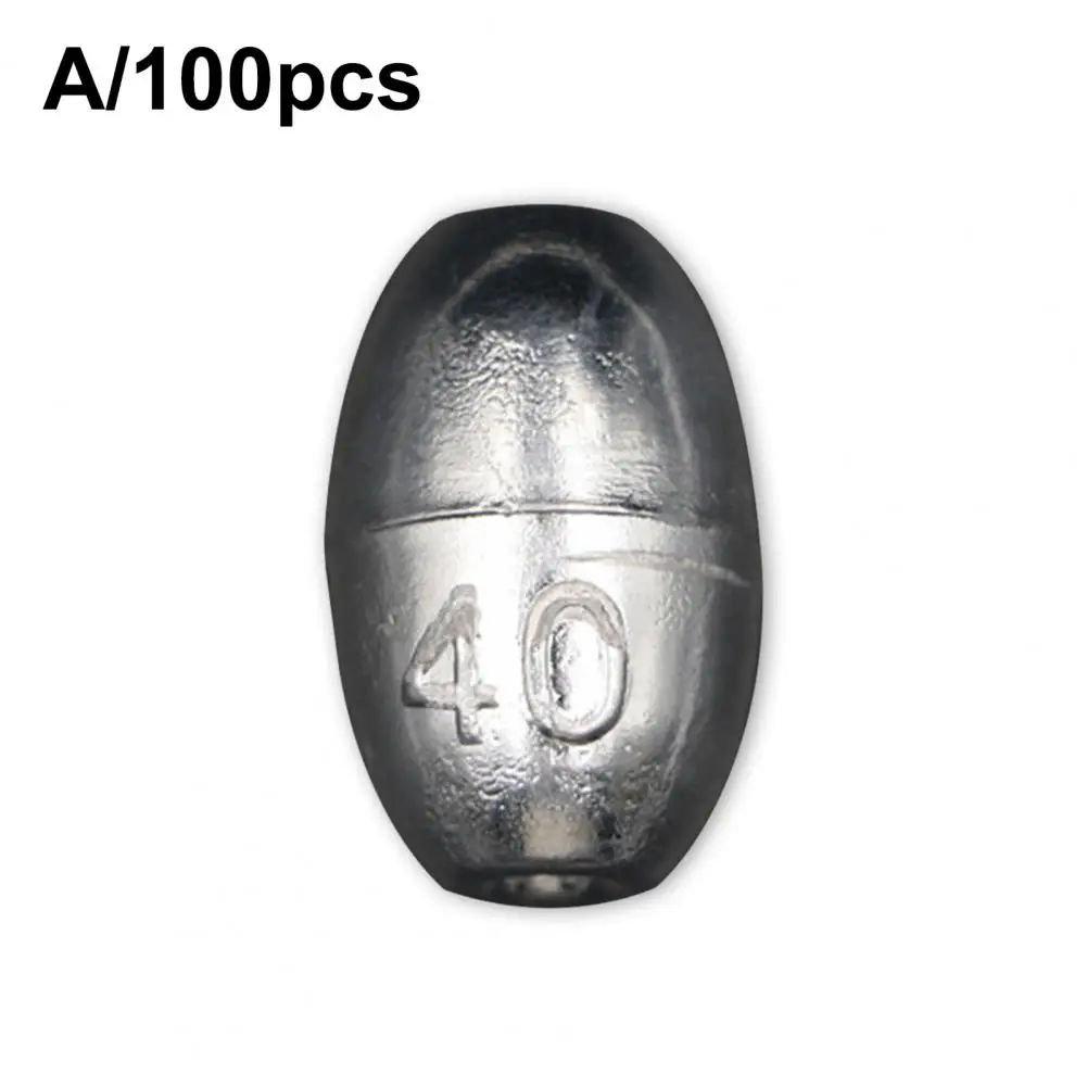 100Pcs/Set Practical Sinker Hollow Low Resistance Long Service