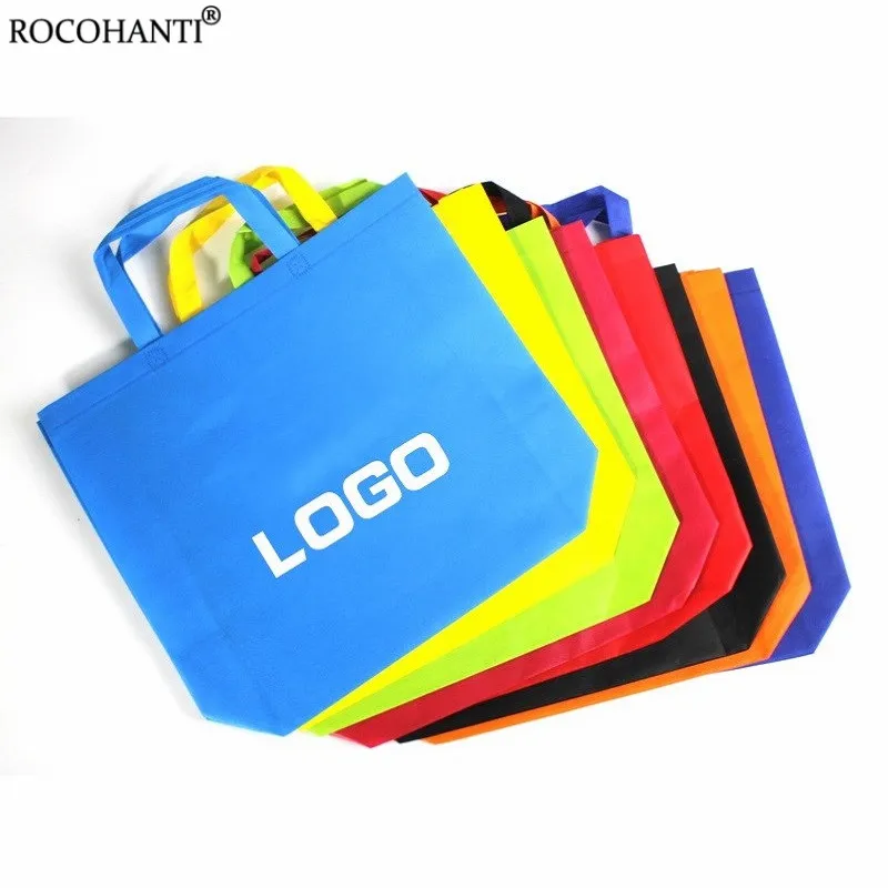 Shopping Bag Riutilizzabile Non Tessuto Shopping Bag Lucido Glitter Regalo Tote