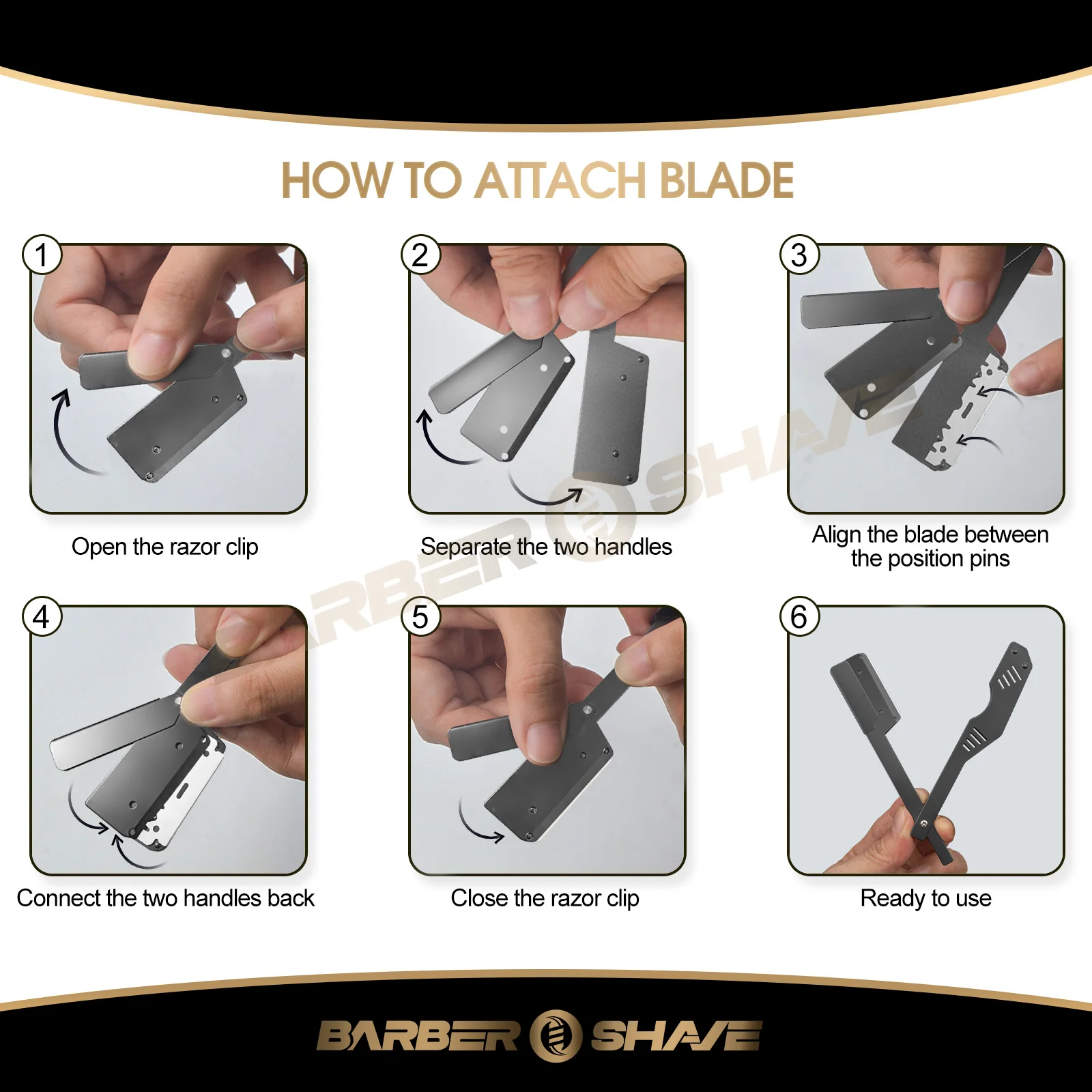 접이식 스테인레스 스틸 스트레이트 면도, 남성용 헤어 수염 스타일링, 알루미늄 면도기, 이발 액세서리, 신제품