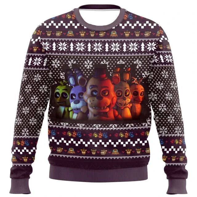 thumbnail image 1 of Suéter feo de Papá Noel para mujer, jersey de gran tamaño para otoño e invierno, regalo de Navidad, superventas de Año Nuevo, 1 of 5