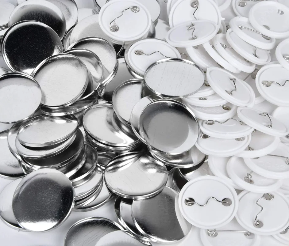 32mm(1.25") Button Making Machine Set Pin Badge Maker Kit with 300pcs Tin Badge