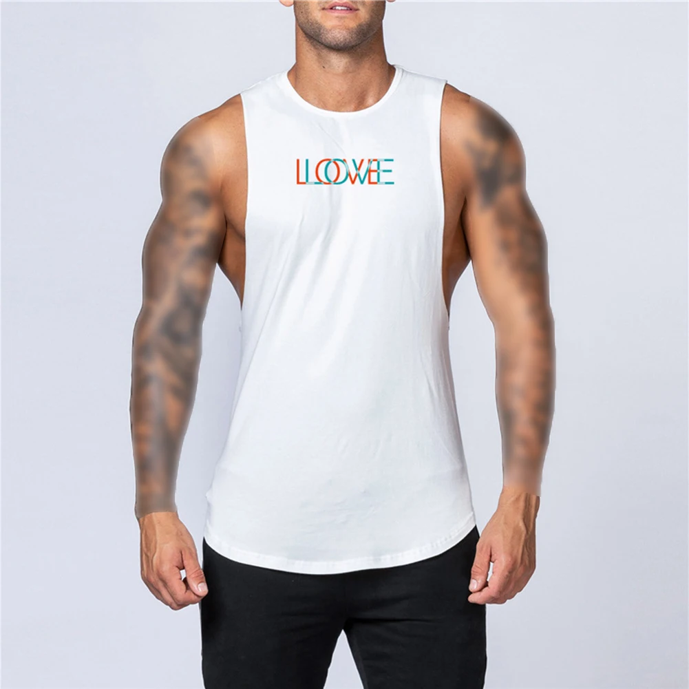 

Мужские майки для тренировок в тренажерном зале, жилет для тренировок, спортивная летняя футболка без рукавов