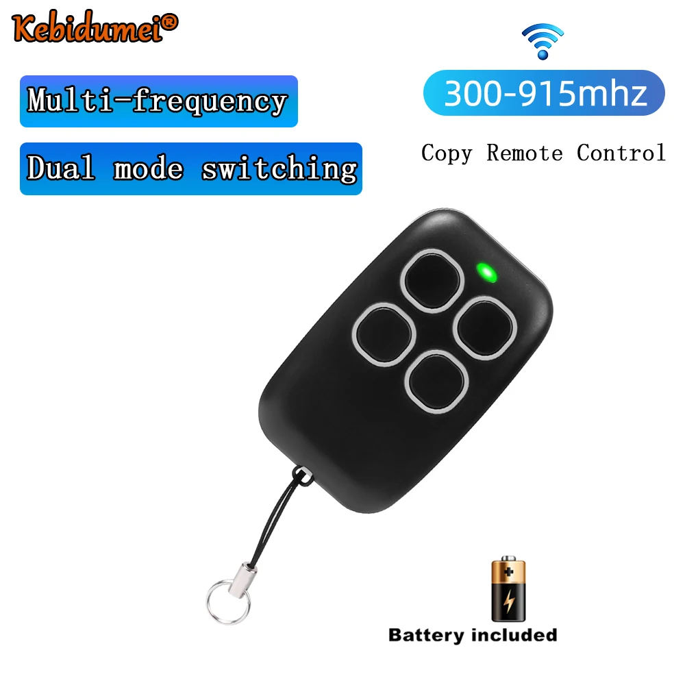 300MHZ915MHZMultifrequencyCloneRemoteMultifunctionFixedCode