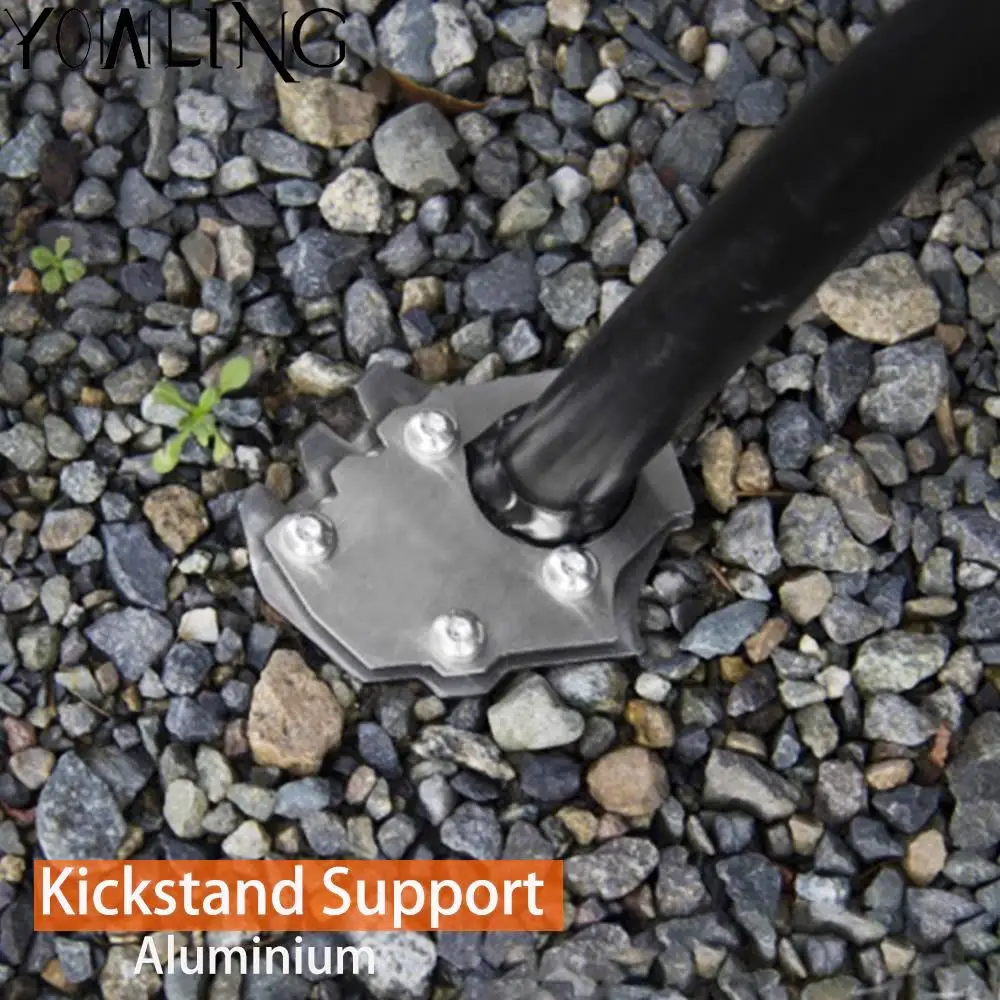 CNC Kickstand Foot Side Stand Extension Pad Support Plate Enlarge 790ADVENTURE Motorbike 790 ADVENTURE R 2019 2020 Accessories