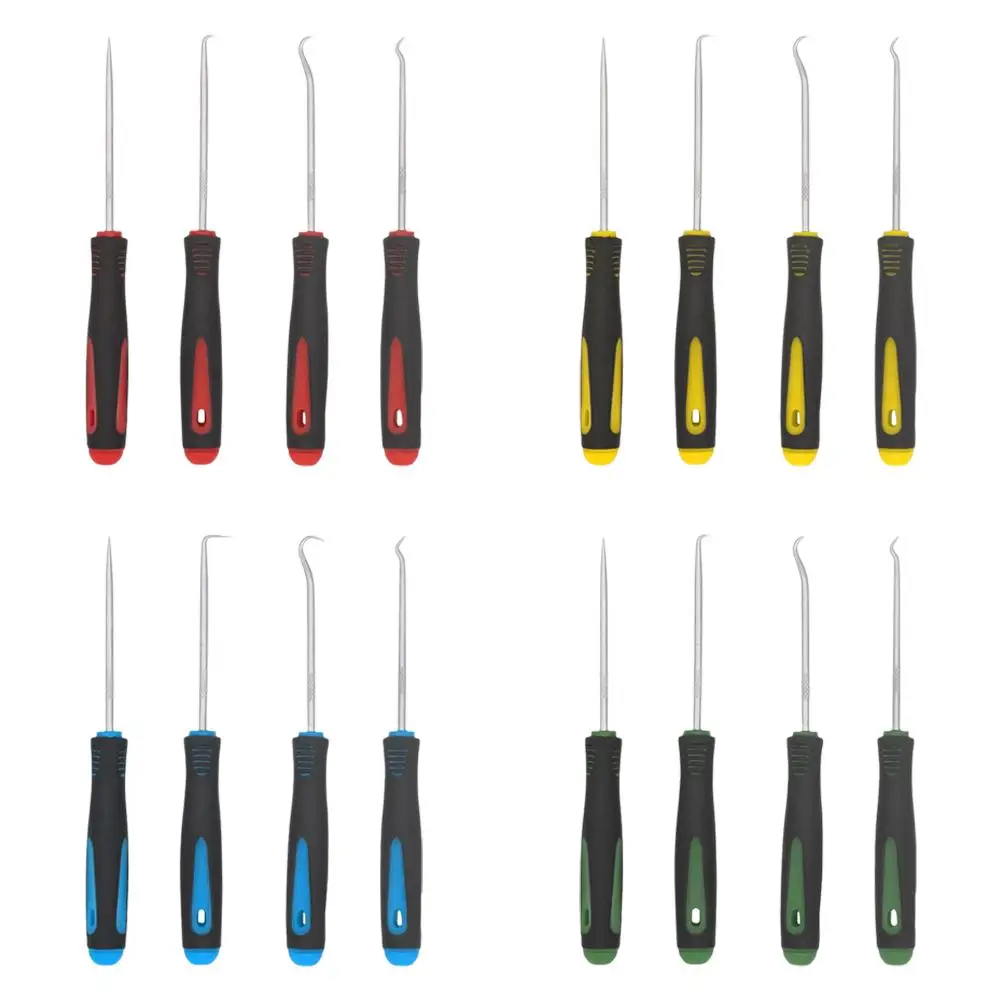 160mm Car tire repair tools Oil Seal Screwdrivers Set Hose Removal Hook Set O Seal Gasket Puller Remover Hooks N EWW 4pcs