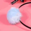 Soft Pom Headband Furry Cat Ear Cute Hairband For Kids Children Hoop Accessories Miss 5