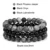 3pcs/set 8mm Natural Stone Beads Bracelet Set Pink Zebra Rhodonite ...