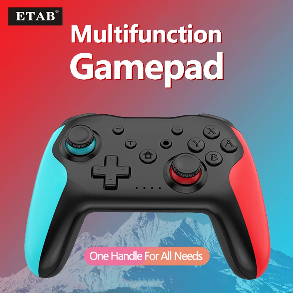 Nuovo Controller Wireless Bt 2.4G Per Nintendo Switch Pro Pc Tv Box Smart Phone Tablet Ps3 Tesla Shock Joystick Gamepad