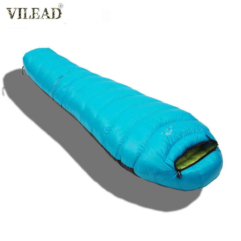 Vilead Thicken Ultralight Waterproof Goose Down Duvet Sleeping Bag Cold