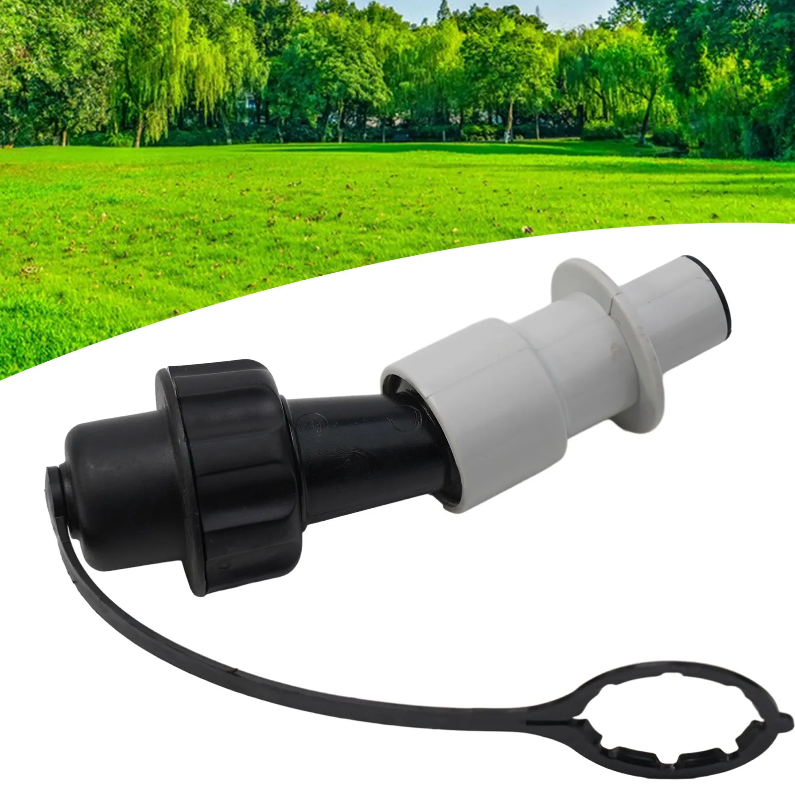 Injection System Chain Type Oil 1* Prevent Overfilling Without Oil Spill Port Plastic Material Practical Quickly Refill