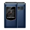HAMTOD T8 4G Flip Phone 128MB ROM 48MB RAM 2.8 inch + 1.77 inch VoLTE BT SOS OTG 1500mAh Battery 0.3MP Camera Cellphone 6