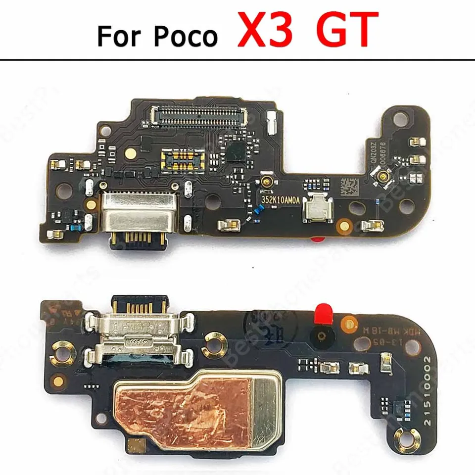 Placa de carga para xiaomi poco x3 gt porta de carregamento pcb