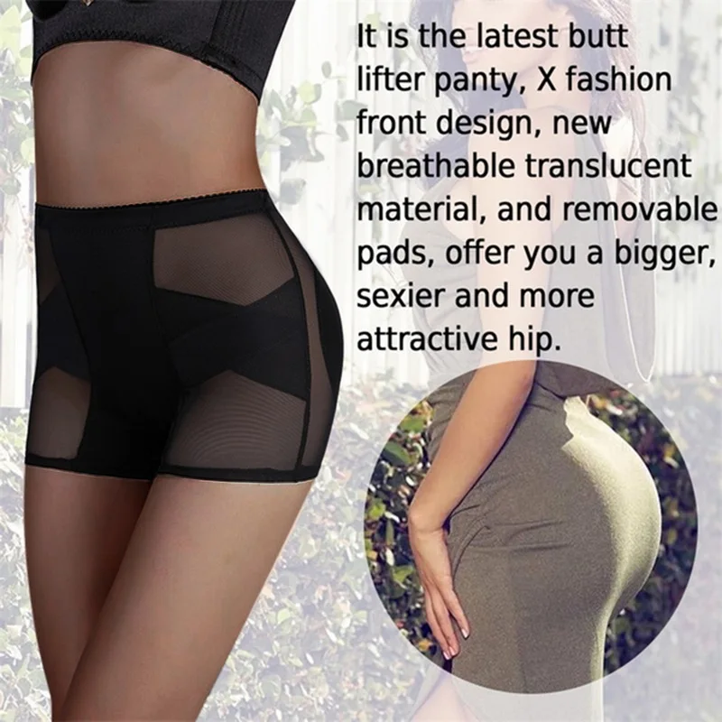 shapewear for dresses Women Butt Lifter Control Panties with Pad Hip Enhancer Push Up Body Shaper Pant Underwear Butt Body Shaper Fake Butt BShapewear plus size shapewear