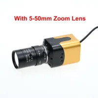 Ultra HD 13MP USB Camera IMX258 4208x3120 10fps,Webcam With 5-50mm 2.8-12mm Varifocal CS Lens,Plug And Play For Image Scan 2