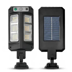 Enhanced Outdoor Solar Motion Sensor Wall Light - Waterproof, Adjustable, 3 Lighting Modes, Super Bright - 4PCS (54LED)