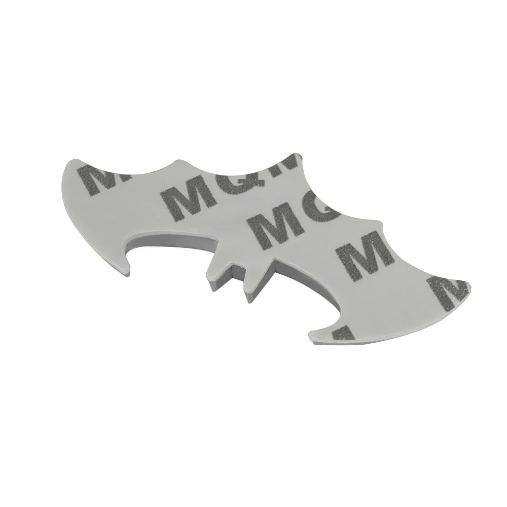 New 3D Car Sticker Metal Bat Decal Gold/Silver/Black Auto Vehicle Emblem Tail Badge Cool Styling Motorcycle Decoration Accessory 4
