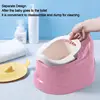 Portable Kids Potty Toddler Baby Potty Training Toilet Non Slip Potty For Toddler Children Kids Girls Boys Baby Stable Safe Oval 2