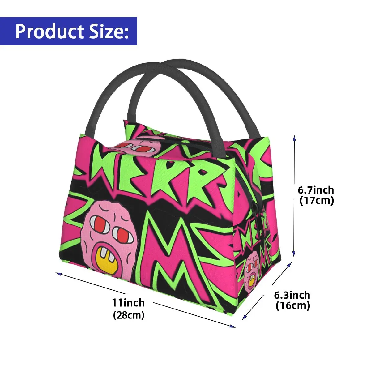 Cherry Bomb Portable insulation bag for Cooler Thermal Food Office Pinic Container
