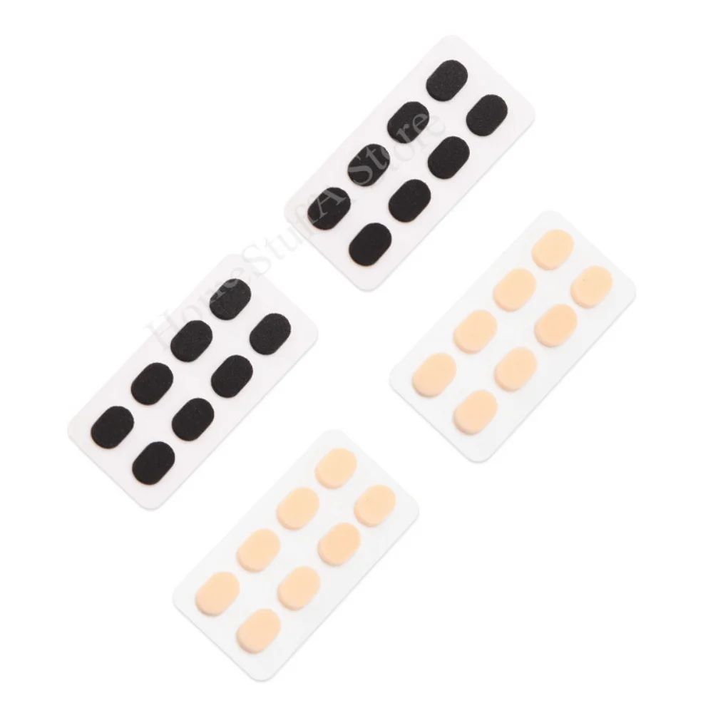 40pc Thin EVA Sponge Eyeglasses Nosepads Self Adhesive Soft Foam Non-slip Glasses Nose Bridge Pads Eyeglass Nose Protector Pads