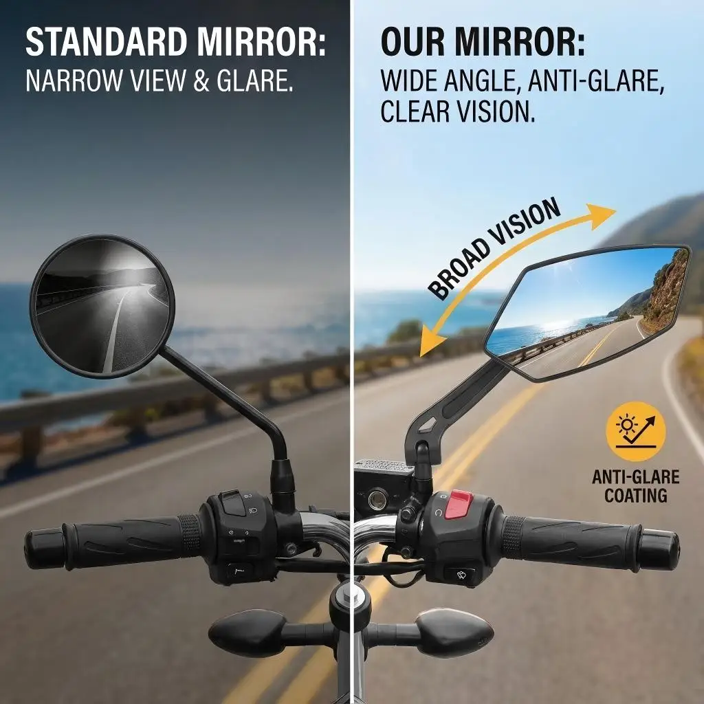 혼다 PCX PCX125 PCX150 PCX-125 PCX-150 pcx125 pcx150 오토바이 미러 조절 가능한 백미러 간편한 설치