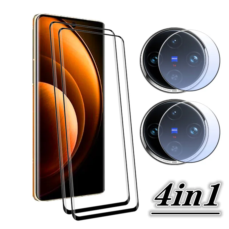 Vendita Vetro Temperato Per Vivo X100 Pro X100 Anteriore 3D Vetro Curvo Antigraffio Per Pellicola Morbida Per Fotocamera Vivo X100 Pro