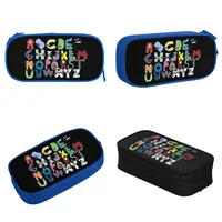 Villain Letter Abc Pencil Cases Boys Matching Evil Alphabet Lore Pen Holder Bag Student Large Storage Office Zipper Pencilcases 2